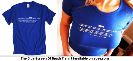 Blue Screen Of Death - BSOD - T-shirt available on ebay.com