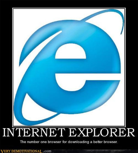 Internet Explorer - the number 1 browser for downloading other web browsers