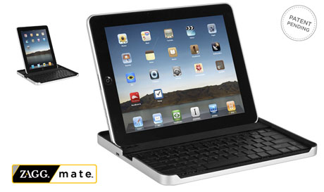 The iPad Zaggmate case with keyboard