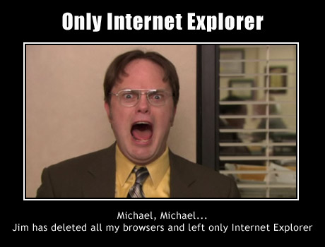 Only Internet Explorer on the computer
