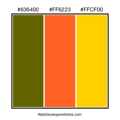 Color combination for web site #15