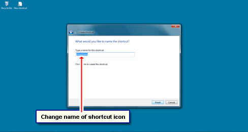 Change the Shortcut name