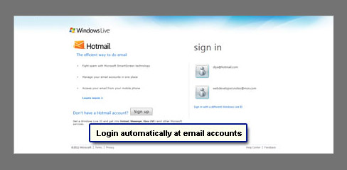 In case of multiple users, you may need to click on your account name