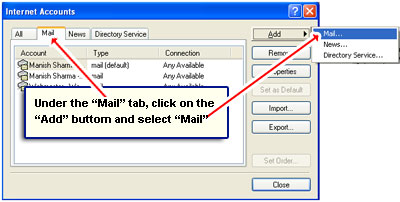 Adding a new Gmail account to Outlook Express