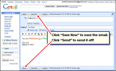 send email from your Gmail account