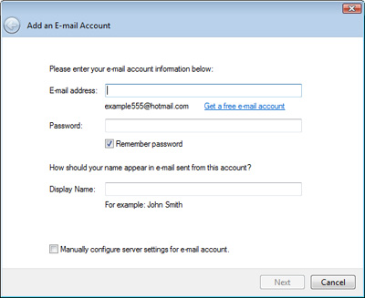 how to create a new windows live hotmail account