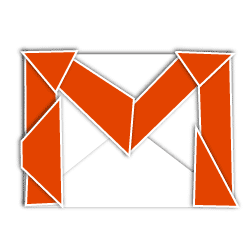 Gmail origami logo