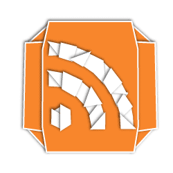 RSS logo / icon origami
