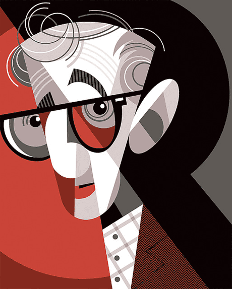 Woody Allen illustration