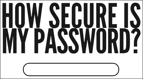 Check password for strength and complexity using HowSecureIsMyPassword free online service