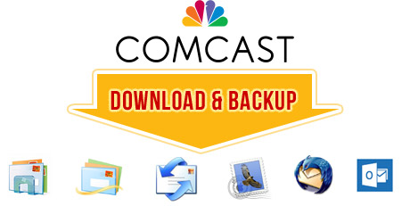 Download, save and backup Comcast messages using email programs