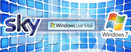 Get Sky email on Windows 7 computer with Windows Live Mail email program