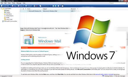 Windows Mail on Windows 7