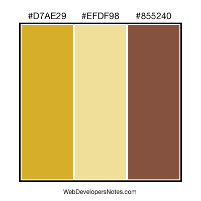 Brown color combination #011