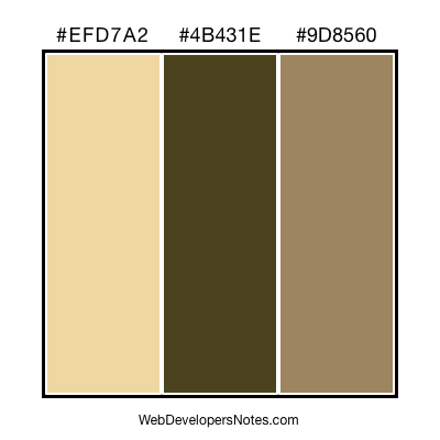 Brown color combination #008
