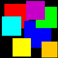 8 color Gif image