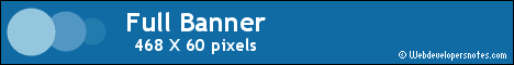 Full Banner - 468 X 60 pixels