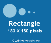 Rectangle - 180 X 150 pixels