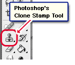 Photoshop's clone stamp tool