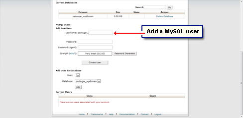 Add a new MySQL user