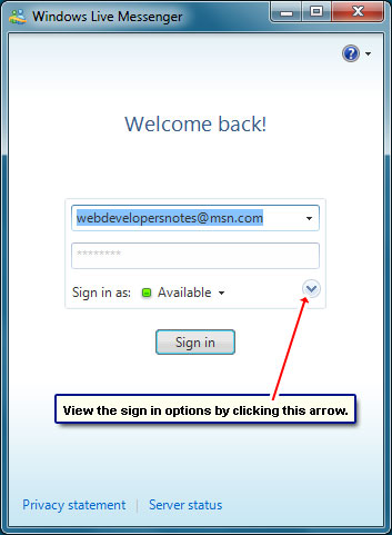 windows live sign in