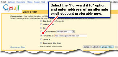 Forward all emails from the account you've added to Gmail to another email address