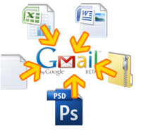Store different types of files on Gmail account and use it as an online drive