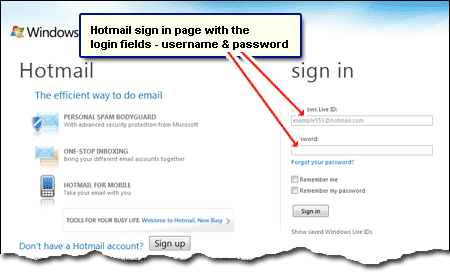 Learn how to get Hotmail email from another computer through webmail interface