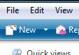 new email button of Windows Live Mail