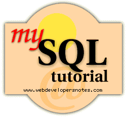 Badge for successfully completing the MySQl tutorial on www.webdevelopersnotes.com