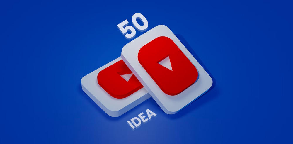 50 YouTube Channel Ideas to Kickstart Your Content Journey cover image