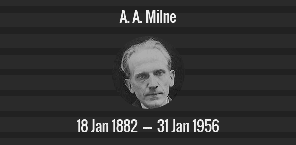 A. A. Milne Death Anniversary - 31 January 1956