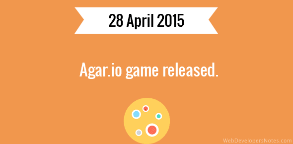 Agar.io game released cover image