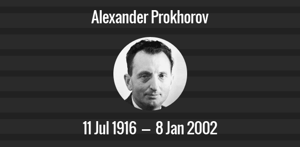 Alexander Prokhorov cover image