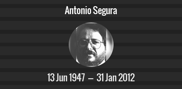 Antonio Segura Death Anniversary - 31 January 2012