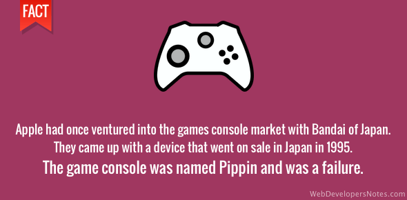 Apple had launched game console - Pippin