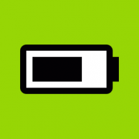 Battery icon on a Mac laptop