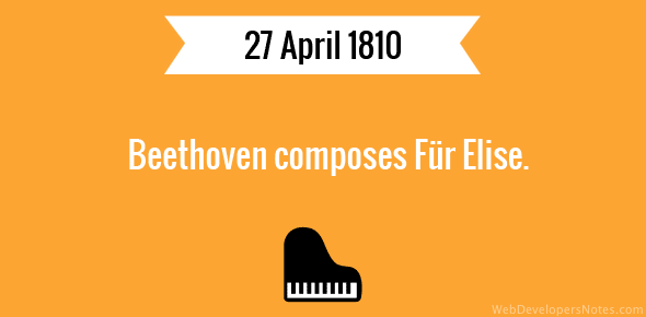 Beethoven composes Für Elise cover image