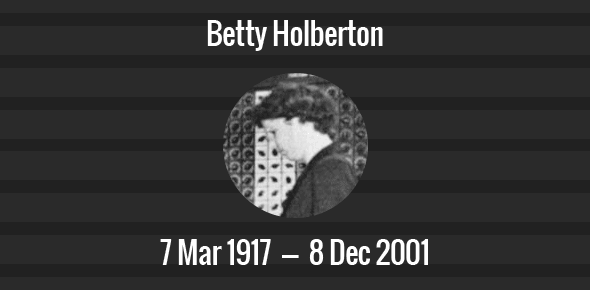 Betty Holberton cover image