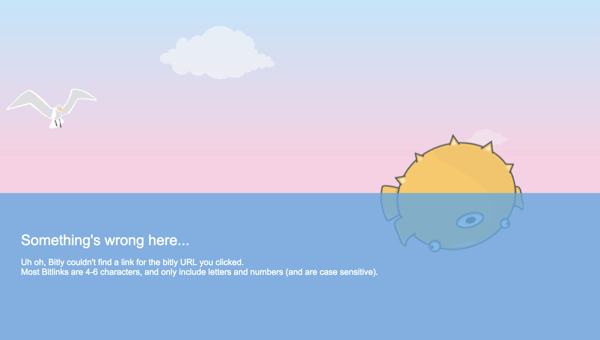 Bit.ly 404 page
