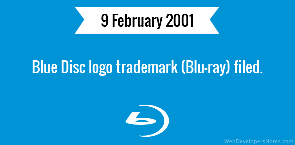 Blue Disc logo trademark filed cover image