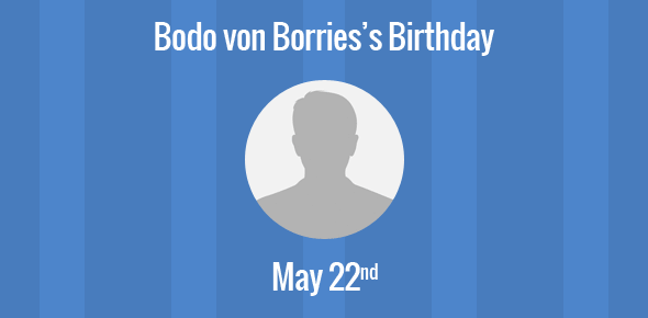 Bodo von Borries cover image