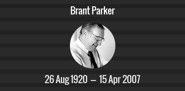 Brant Parker Death Anniversary - 15 April 2007