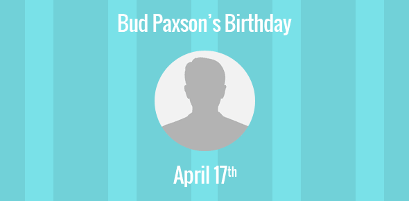 Bud Paxson cover image