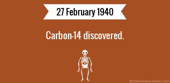Carbon-14 discovered cover image
