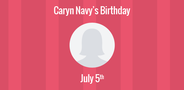 Caryn Navy Birthday - 5 July 1953