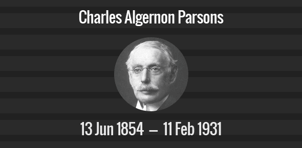 Charles Algernon Parsons cover image