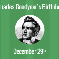Charles Goodyear Birthday - 29 December 1800