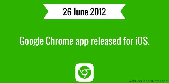 Google Chrome released for the iOS cover image