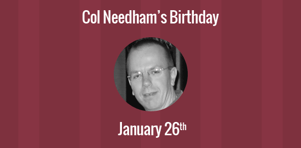 Col Needham Birthday - 26 January 1967